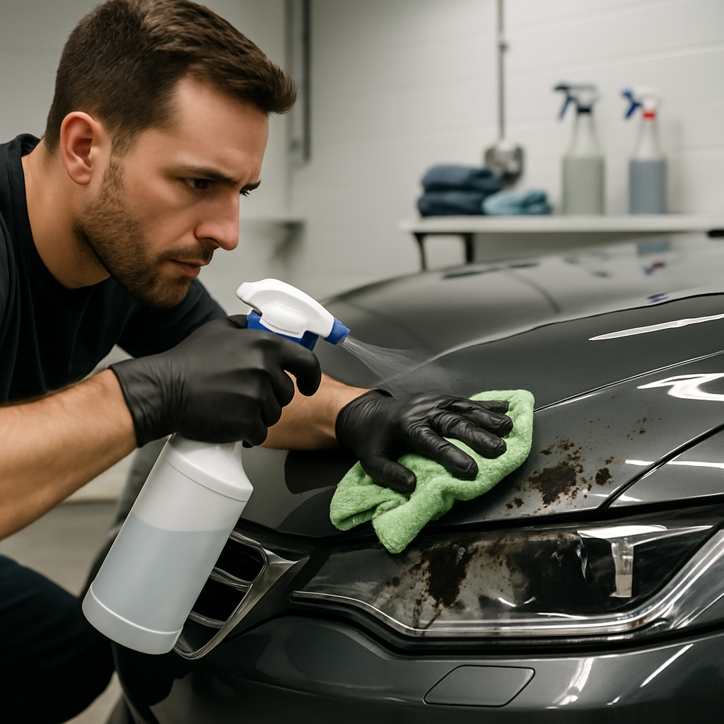 Comment Éliminer les Taches d’Huile et de Graisse sur la Carrosserie et dans l’Habitacle