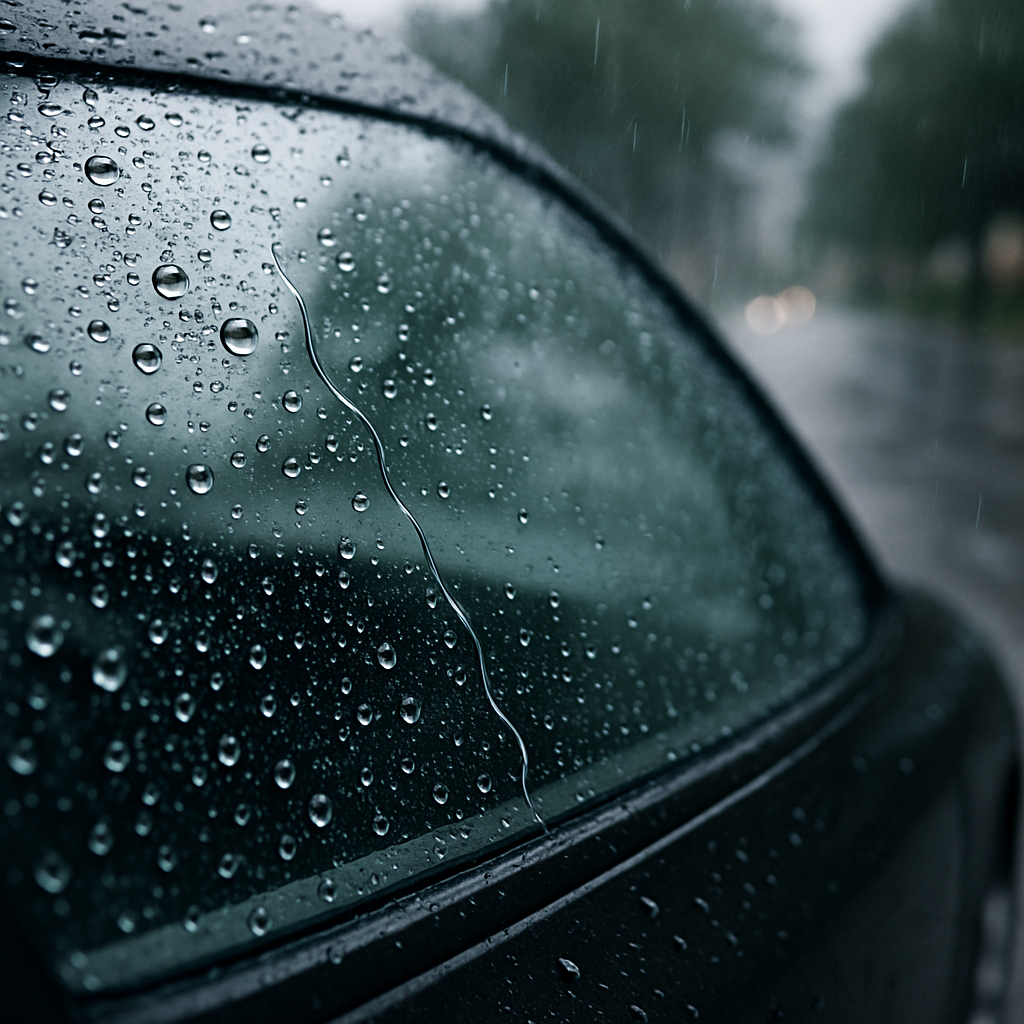 Comment réaliser un traitement anti-pluie sur les vitres de votre voiture