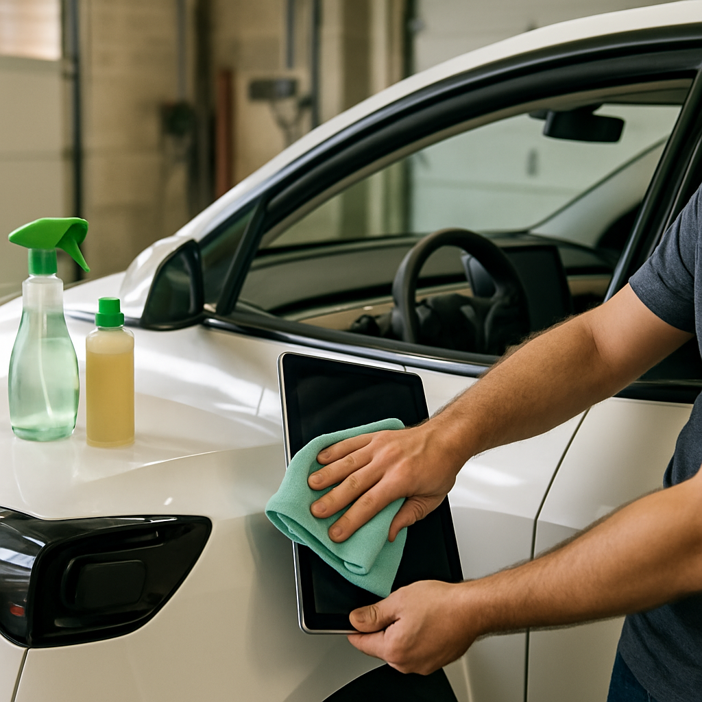 Le Nettoyage des Voitures Électriques : Particularités et Bonnes Pratiques