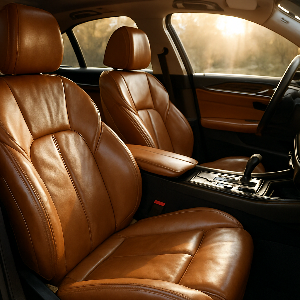 Nettoyage du cuir automobile : comment éviter le dessèchement et les fissures