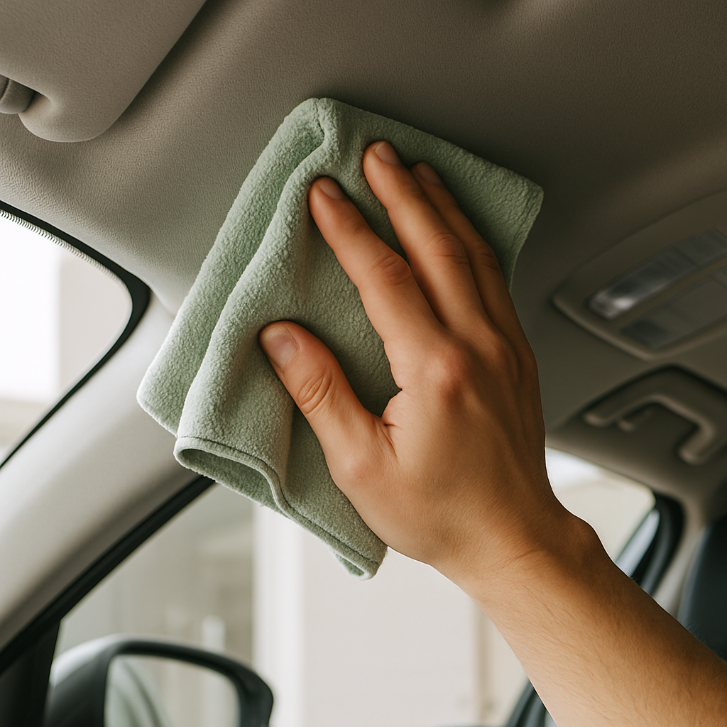 Nettoyer le ciel de toit de votre voiture : astuces et précautions