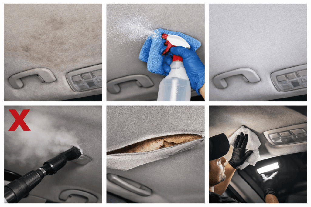 Comment nettoyer un plafonnier e voiture, photo nettoyage plafonnier voiture