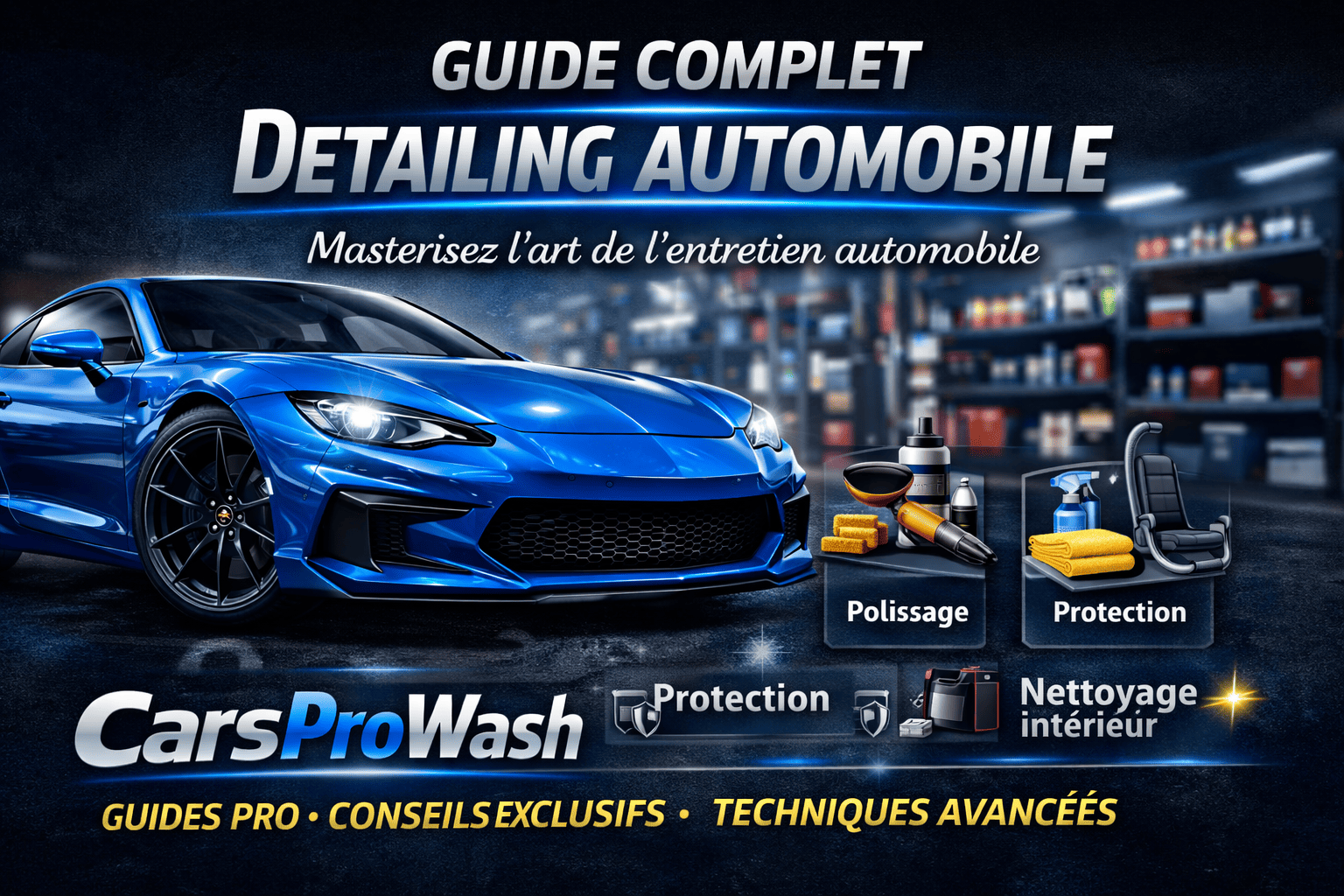 Le guide complet du detailing automobile