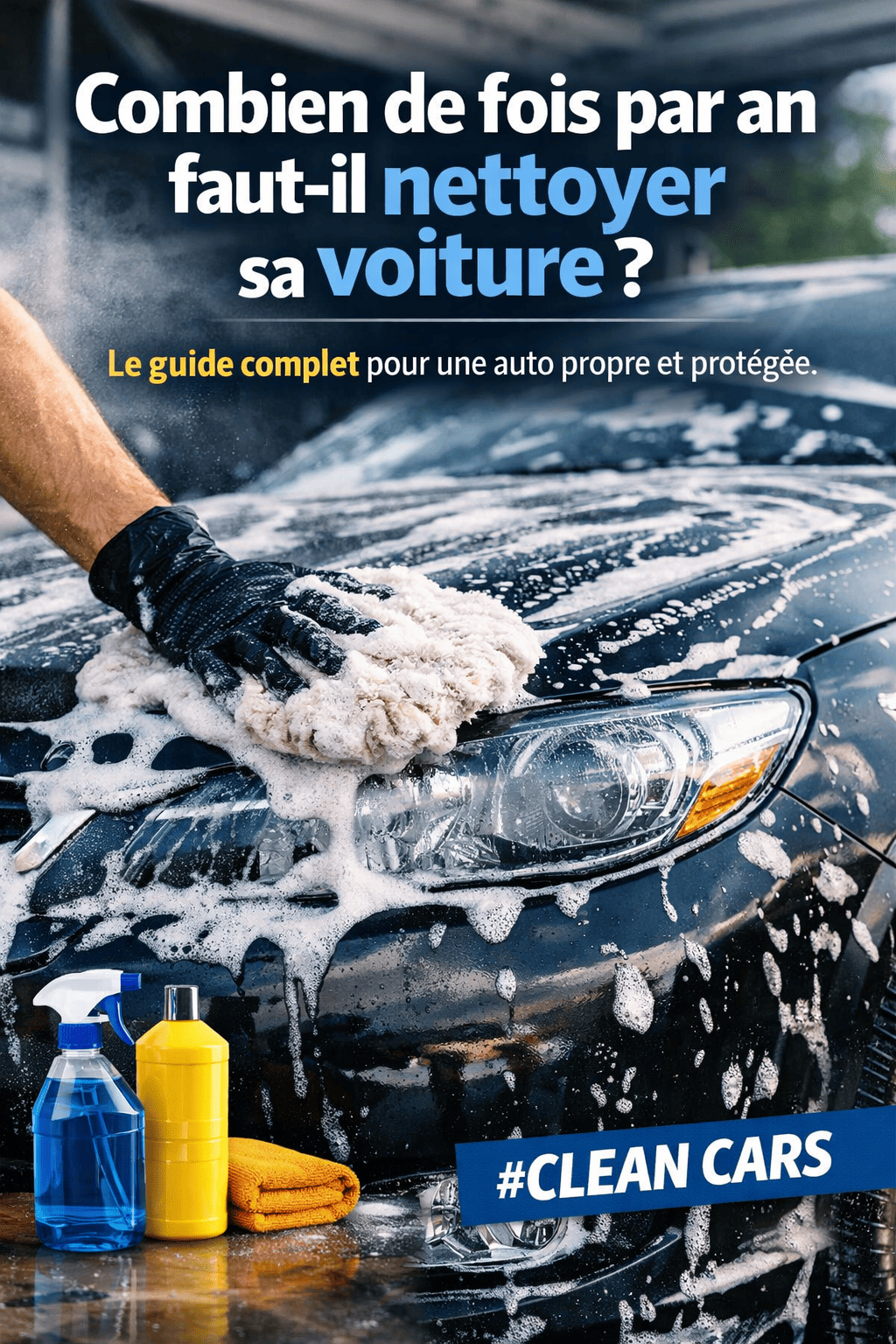 Combien de fois par an faut-il nettoyer sa voiture ? Le guide complet pour garder un véhicule propre et protégé