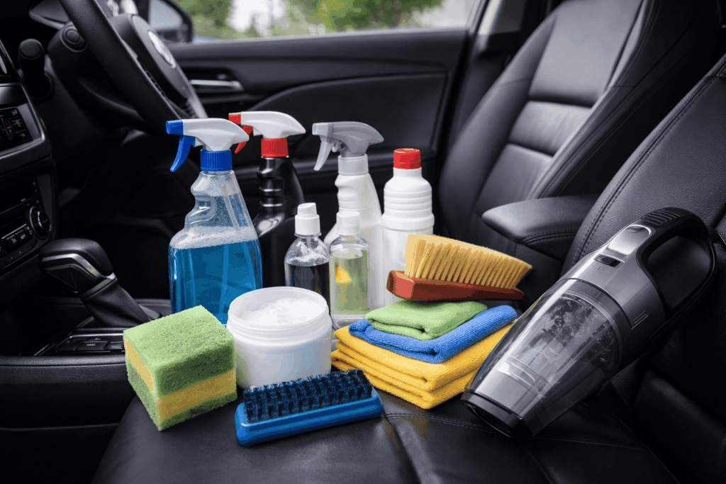 meilleurs produits pour nettoyer intérieur voiture microfibre aspirateur spray nettoyage automobile