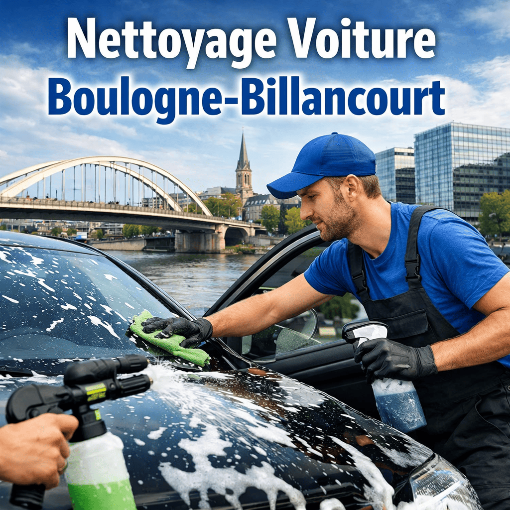Nettoyage voiture Boulogne-Billancourt avec service professionnel CarsProWash detailing automobile à domicile en Île-de-France