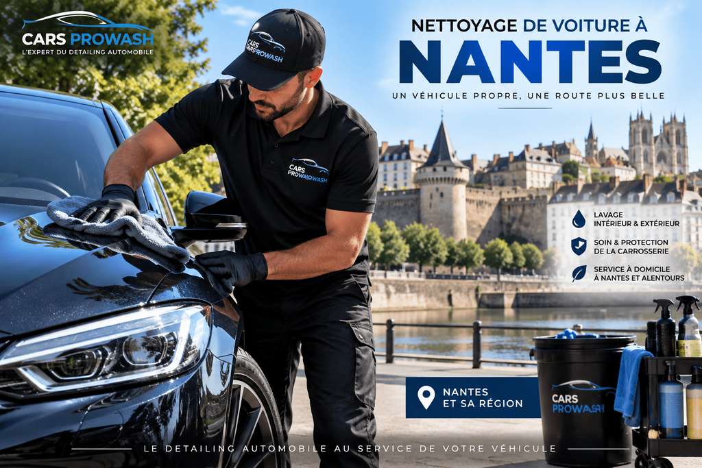 Nettoyage de voiture à Nantes par un professionnel du detailing automobile