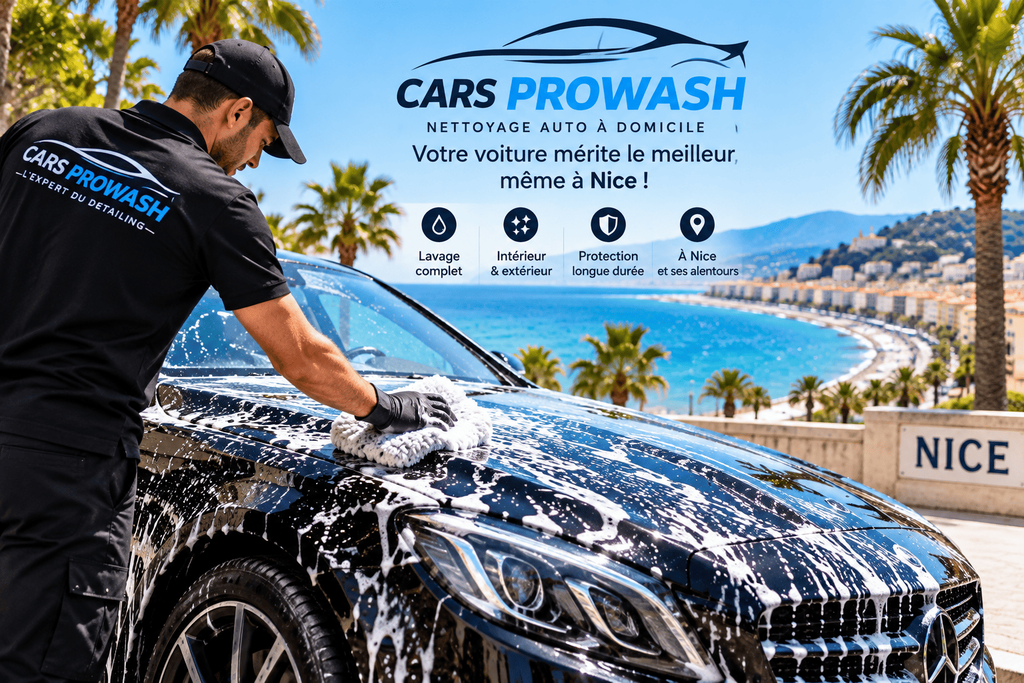 Nettoyage de voiture à Nice par un professionnel du detailing automobile