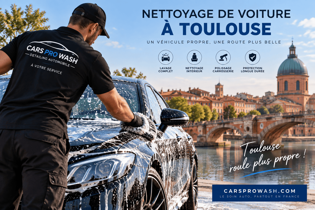 Nettoyage de voiture à Toulouse par un professionnel du detailing automobile